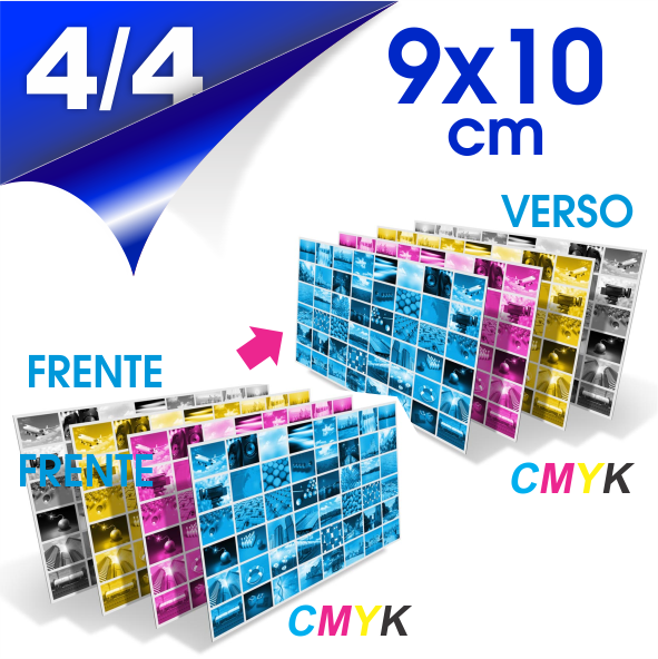 Duplo Couchê 250g Verniz UV FR 9x10 4x4 1000