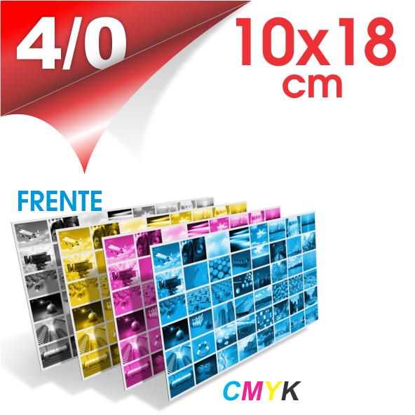 Grande Postal Couchê 250g Verniz UV FR 10x18 4x0 1000