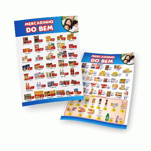      Folheto Couchê 90g PREMIUM | 30x42cm | 4x4 | 1000un