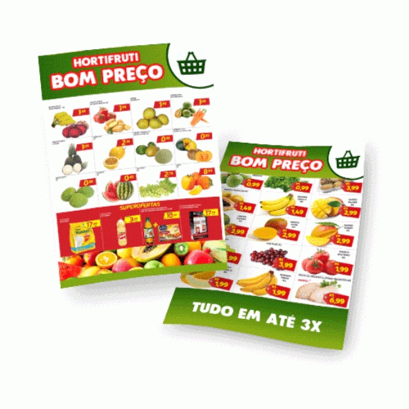      Folheto Couchê 150g PREMIUM | 44x62cm | 4x4 | 1000un