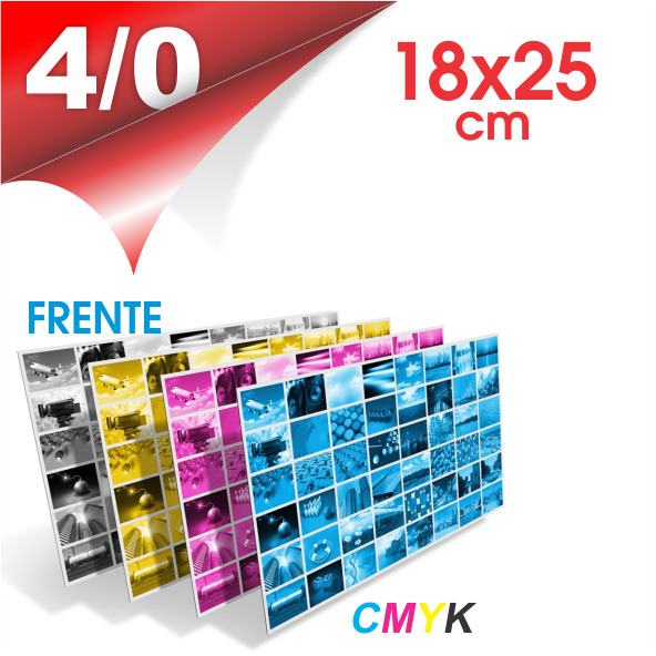 Lâmina Couchê 250g Verniz UV FR 18x25 4x0 1000