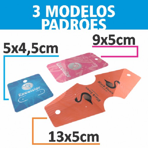 Cartela para Bijuterias Couchê 300g