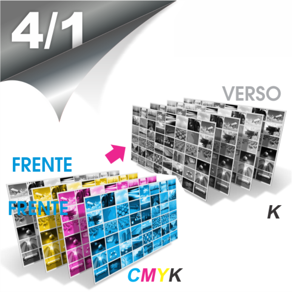Folder Couchê 250g Verniz UV FR 20x27 4x1 1000
