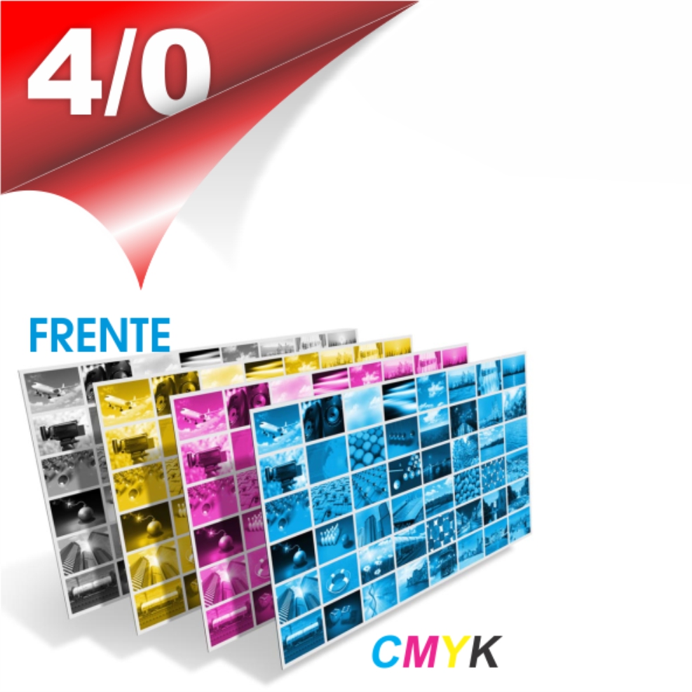 Postal Couchê 300g Verniz UV FR 9x15 4x0 1000