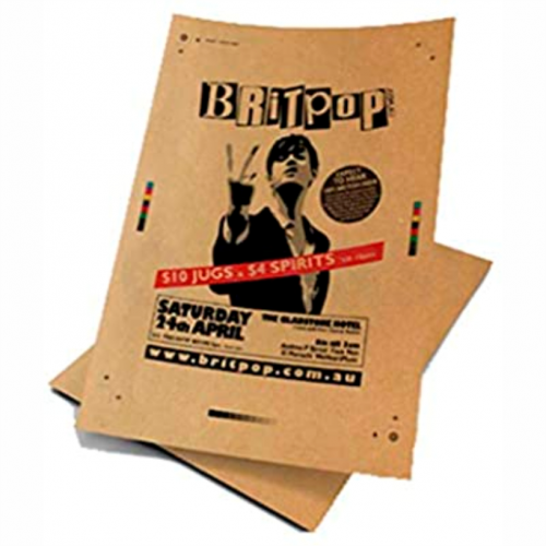 Adesivo Kraft Digital a Laser SUPER A3 (32x45) 4x0