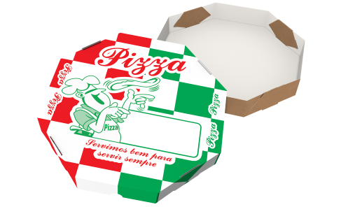 Caixa de Pizza Estampado 35cm 500