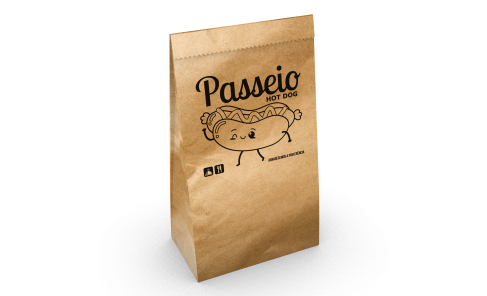 Saco Kraft Delivery 5kg 17x30x10 100 1x1