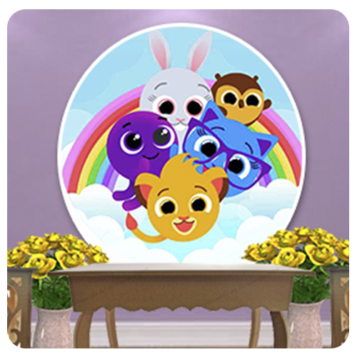 Painel Redondo | Veste Fácil com Elástico | 170x170cm (Helanca)