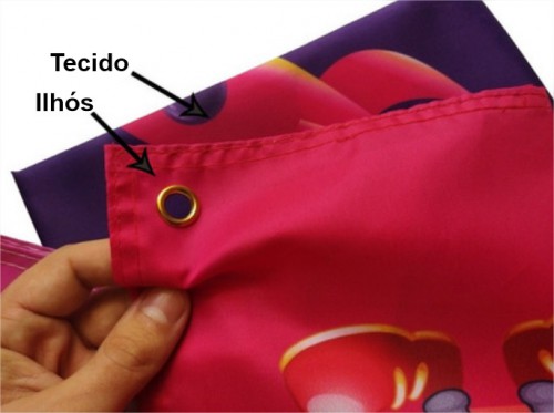 Painel de Festa | Com Ilhós | 100x120cm