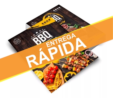 Rapidão Folheto Couchê Brilho 115g 7x42cm 4x4 100