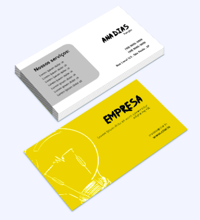 Com Desconto Cartão de Visita 30x45 Couchê 250g 4x1 250