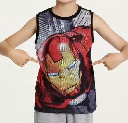 Camisa Sem Manga Machão Infantil