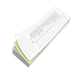 Bloco Autocopiativo | 10x30cm | 1/0 | 25x3 | 25