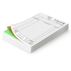 Bloco Autocopiativo | 21x30cm | 1/0 | 25x3 | 100