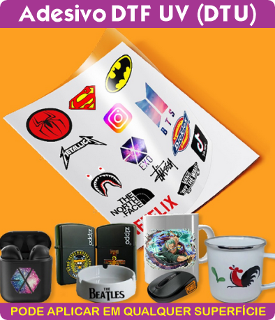 DTF UV (DTU) para Rígidos | A5 | 14x20cm