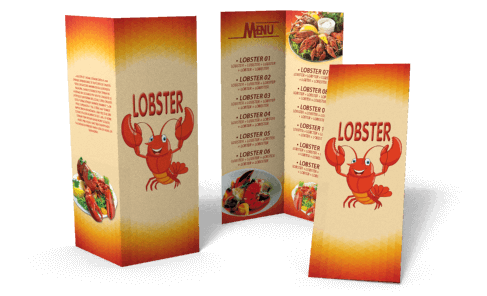 Cardápio Papel Reciclato 240g - Sem Verniz - Médio - A4 - 4x4 - 1 Vinco - 25