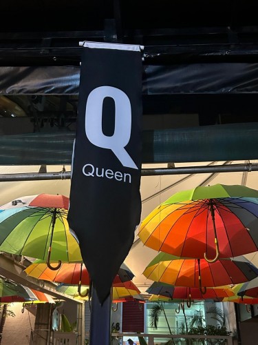 ORÇAMENTO: Flamula de Tecido Oxford (Tubete em cima)