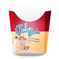    Batata Frita Couchê 300g 17,5x30 - 4x0 500 unid (Grande)