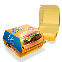      Hamburguer Couchê 300g 21,5x44,5 - 4x4 50 unid (Grande)