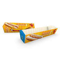  Cachorro Quente Couchê 300g 18x5,5 - 4x4 1000 un