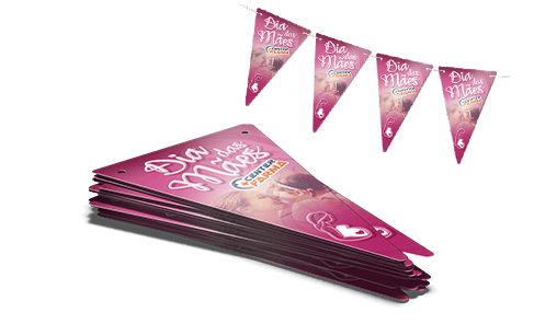 Bandeirolas Grandes Couchê 250g