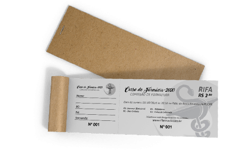 Bloco com Canhoto Numerado Sulfite 75g